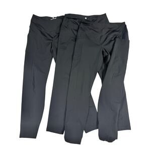 Lot of 3 – 90 Degree by Reflex Fleece-Lined Winter Leggings – Size L